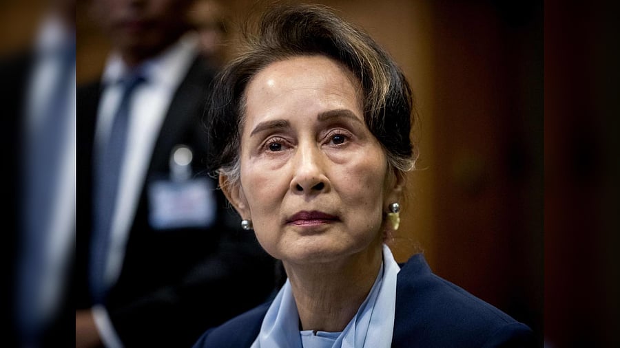 Myanmar's ousted leader Aung San Suu Kyi. Credit: AFP File Photo
