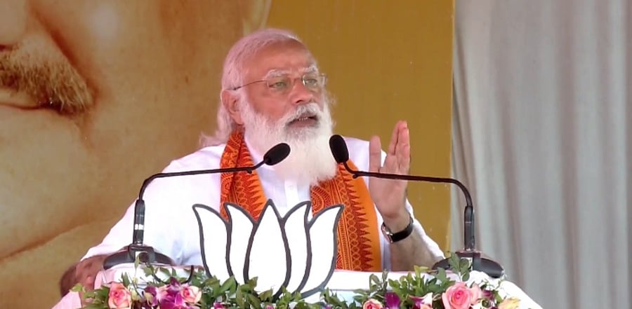 Prime Minister Narendra Modi. Credit: Twitter/@BJP4India