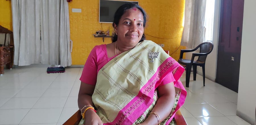 Vanathi Srinivasan. Credit: DH photo/ETB Sivapriyan.