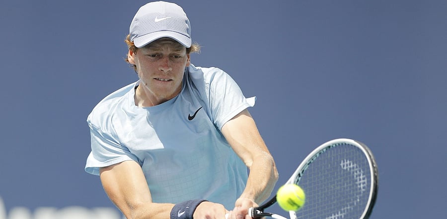 Sinner chose tennis over skiing at age 13. Credit: AFP Photo