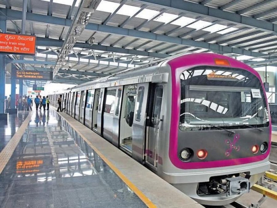 Namma Metro. Credit: DH Photo.