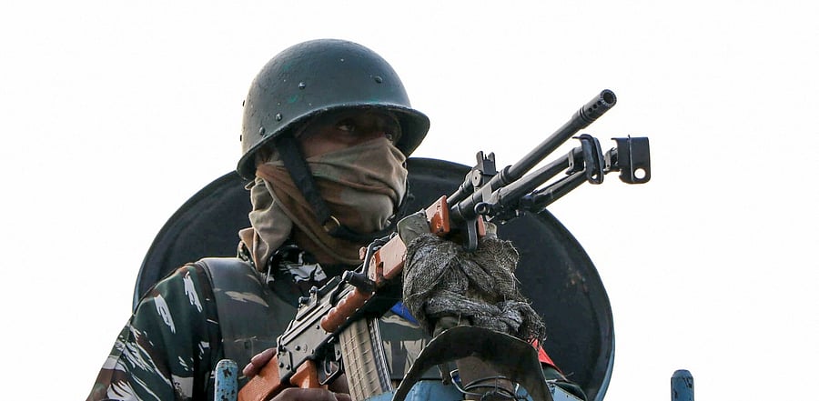 The security forces had launched a cordon-and-search operation in a forest area of Choor Ki Gali. Credit: PTI Photo