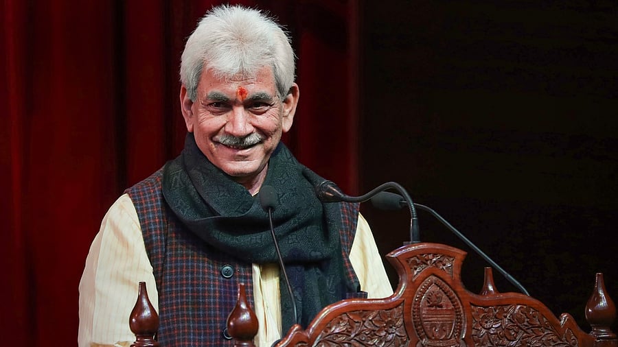 Jammu and Kashmir Lt. Governor Manoj Sinha. Credit: PTI File Photo