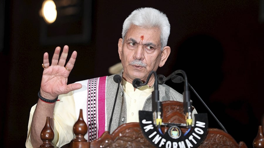 Lt Governor Manoj Sinha. Credit: PTI File Photo