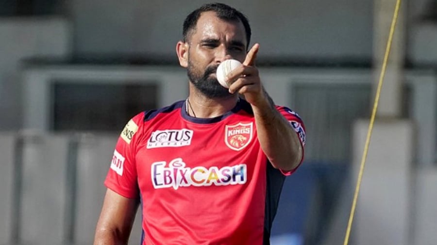 Mohammad Shami. Credit: Twitter Photo/@PunjabKingsIPL