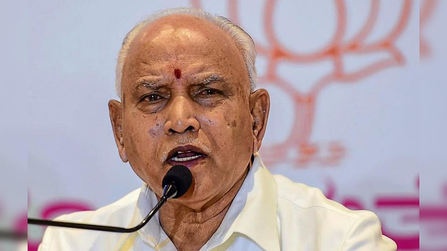 Karnataka CM BS Yediyurappa. Credit: DH Photo