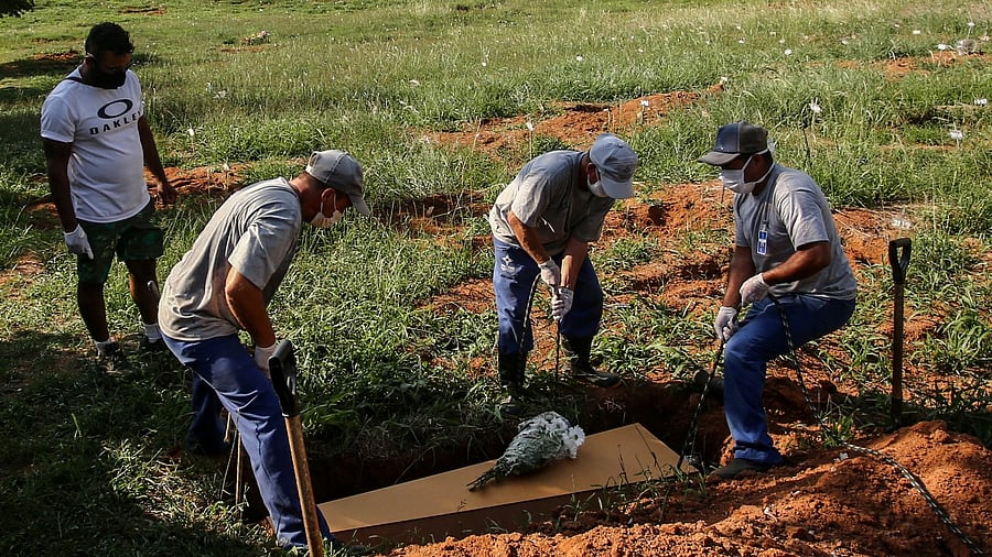 Sao Paulo state, Brazil's most populous with 46 million residents, registered almost 1,400 deaths in the latest count. Credit: Reuters Photo