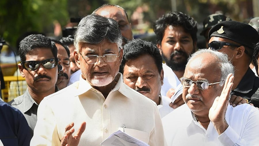 TDP chief Chandrababu Naidu. Credit: PTI file photo.
