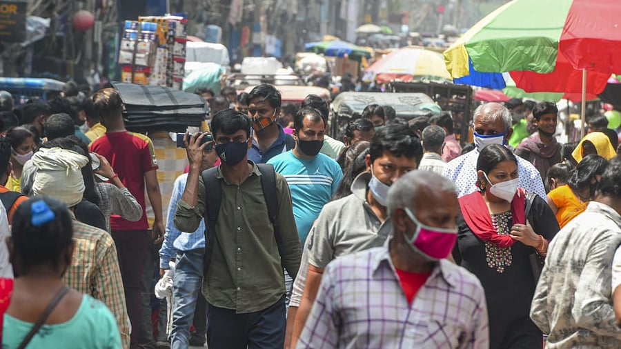 The daily case count for the past two days was also above 5,000. Credit: PTI Photo