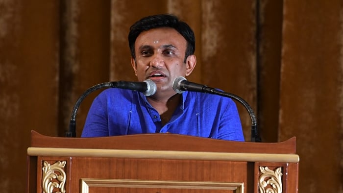 Karnataka Health Minister K Sudhakar. Credit: DH Photo