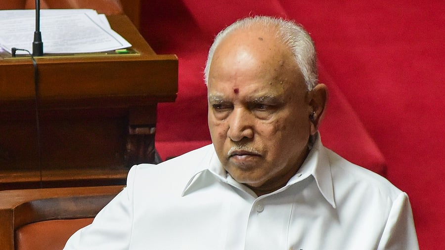 Karnataka Chief Minister B S Yediyurappa. Credit: DH File Photo