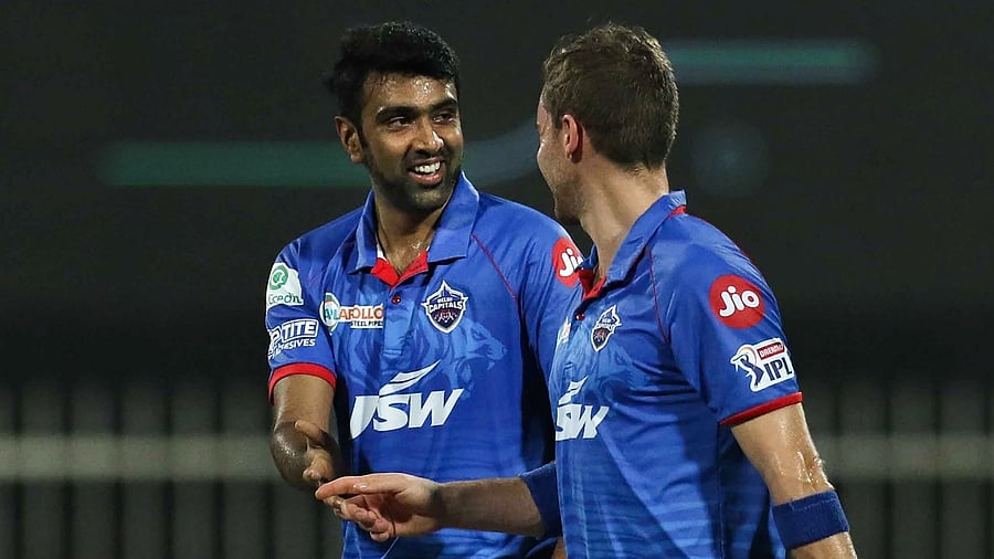 Delhi Capitals spinner Ravichandran Ashwin (L). Credit: PTI File Photo