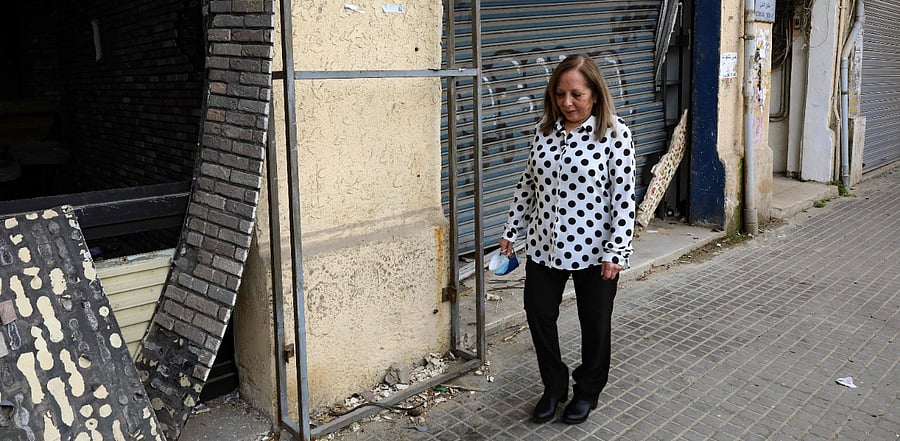 Civil war survivor Abla Barotta. Credit: AFP Photo