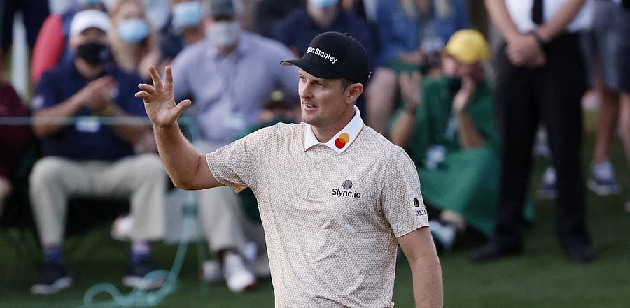 Rose was overtaken by a streaking Matsuyama on the back nine. Credit: AFP Photo