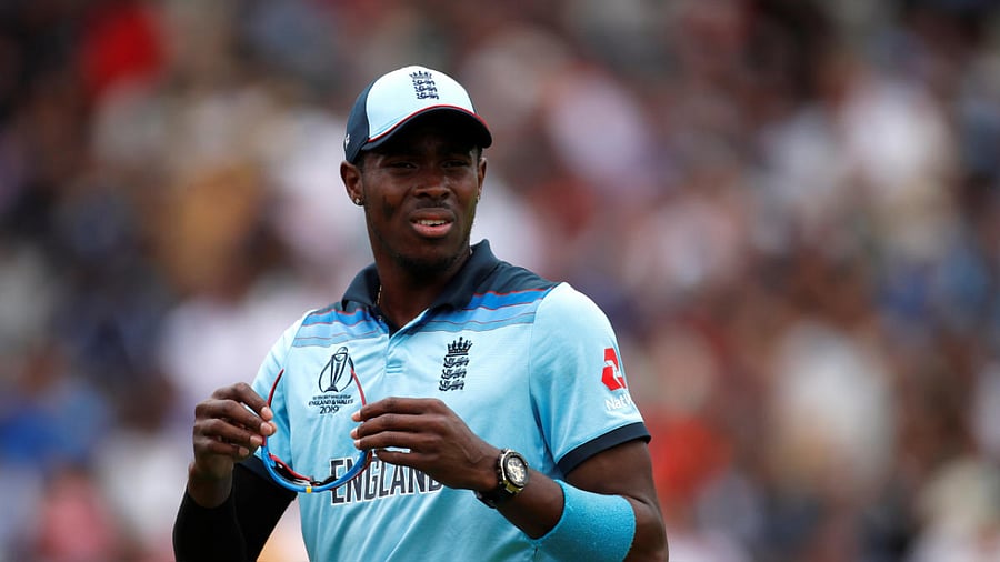 England's Jofra Archer. Credit: Reuters file photo.