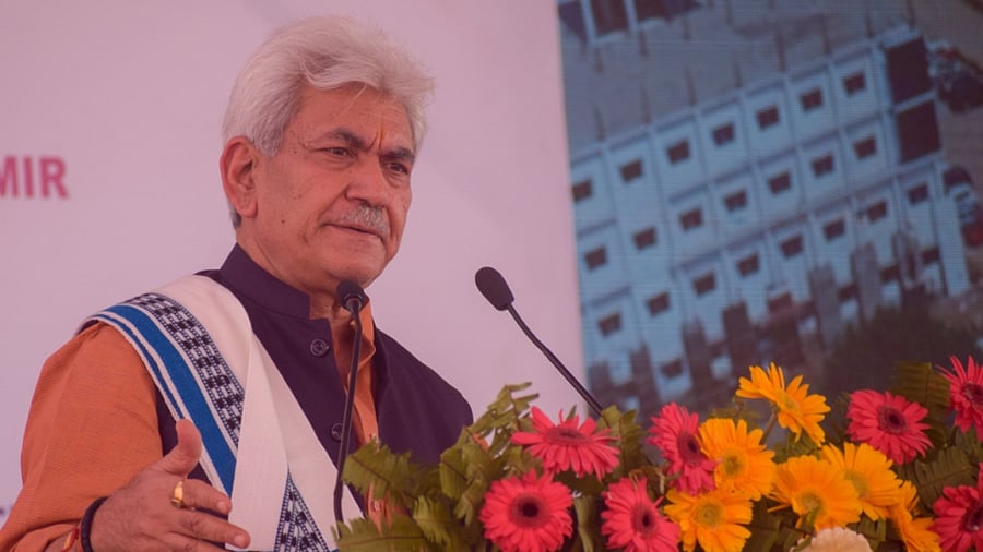 J&K Lieutenant Governor Manoj Sinha. Credit: Twitter/@manojsinha_