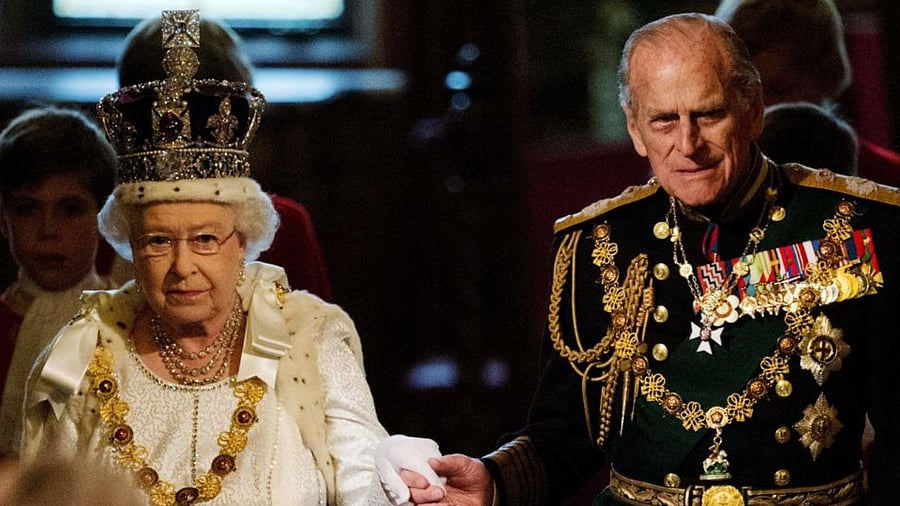 Philip, who had been at her side throughout her record-breaking 69-year reign, died at Windsor Castle on Friday. Credit: AFP File Photo