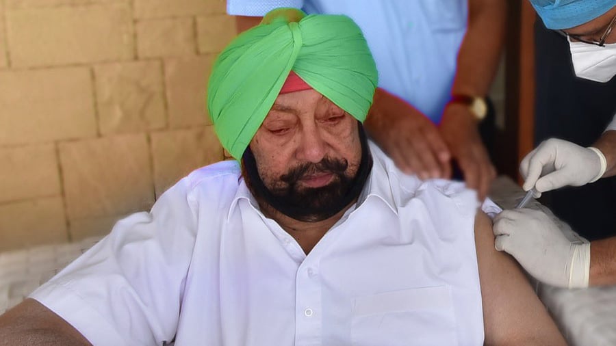 Punjab Chief Minister Amarinder Singh. Credit: Twitter/@capt_amarinder