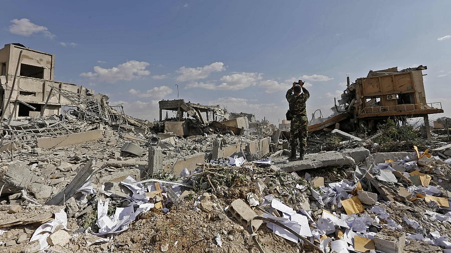 Damascus and its allies have claimed that chemical attacks had been "staged" in Syria in order to incriminate the regime, a hypothesis ruled out by investigators in Monday's report. Credit: AFP Photo