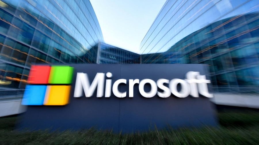 Microsoft. Credit: AFP Photo