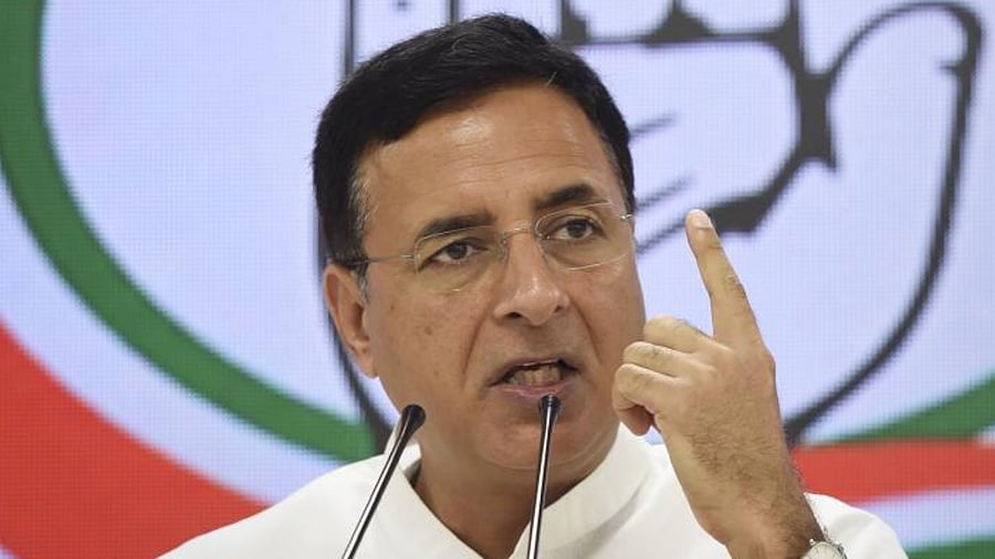 Congress general secretary and chief spokesperson Randeep Surjewala. Credit: PTI Photo