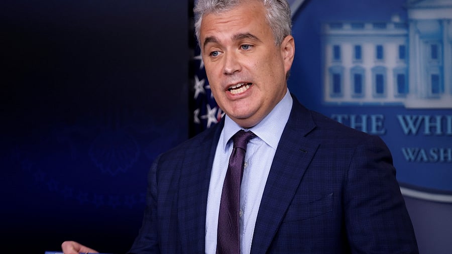 White House Press Secretary Jen Psaki holds a press briefing at the White House. Credit: Reuters photo