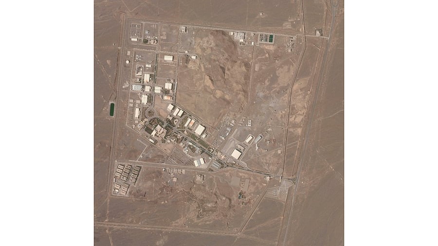 This satellite photo from Planet Labs Inc. shows Iran's Natanz nuclear facility. Credit: AP/PTI file photo