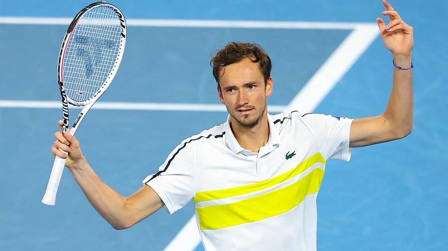 Daniil Medvedev. Credit: AFP photo. 
