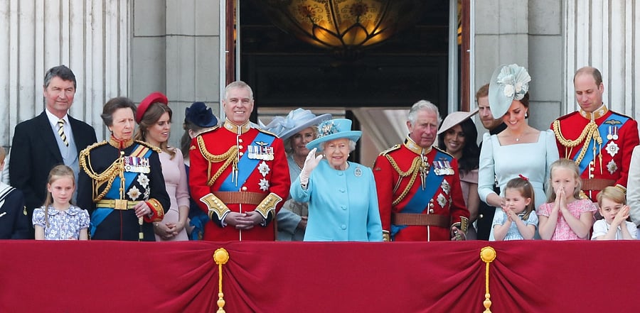 File photo of the Royal family. Credit: AFP Photo