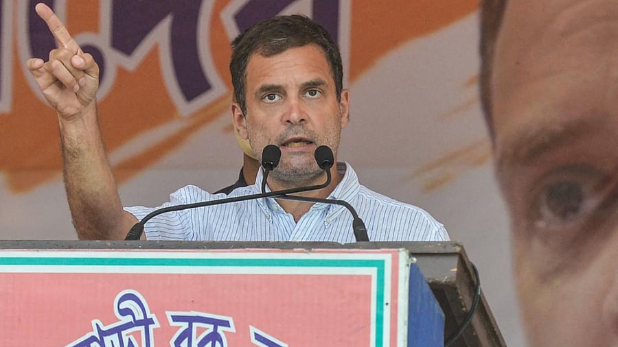 Congress leader Rahul Gandhi. Credit: AFP photo.