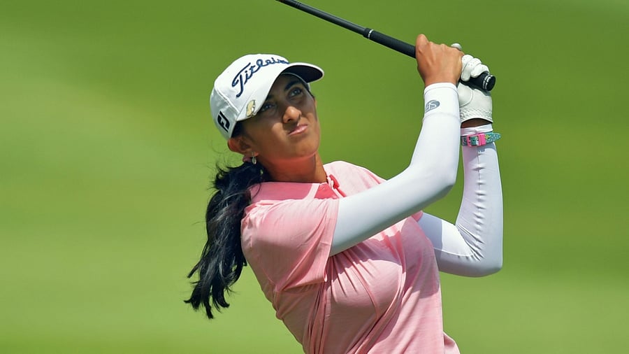 Indian golfer Aditi Ashok. Credit: AFP File Photo