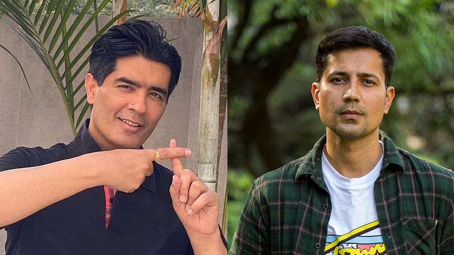 Manish Malhotra (L) and Sumeet Vyas: Credit: Twitter/@ManishMalhotra and DH File Photo