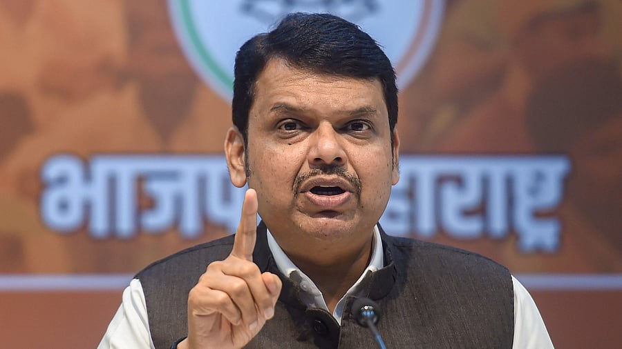 Maharashtra opposition leader and former CM Devendra Fadnavis. Credit: PTI File Photo