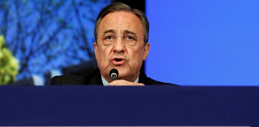 Real Madrid president Florentino Perez will chair the new league. Credit: Reuters Photo