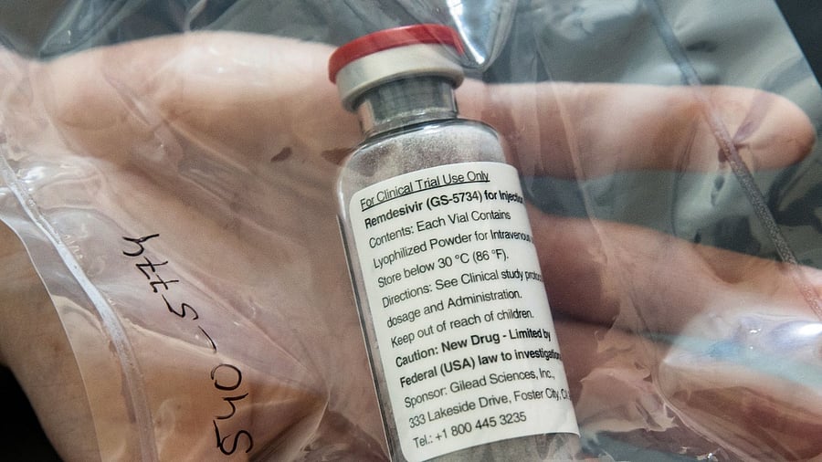 Remdesivir is the first and the only anti-viral drug fully approved by the USFDA for the treatment of patients with Covid-19. Credit: AFP File Photo