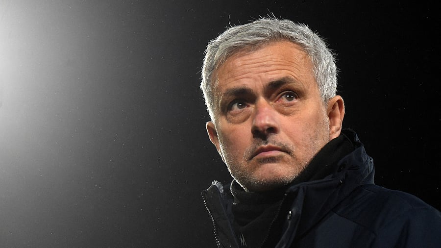Tottenham Hotspur's Portuguese head coach Jose Mourinho looks on during the English Premier League football match. Credit: AFP File Photo