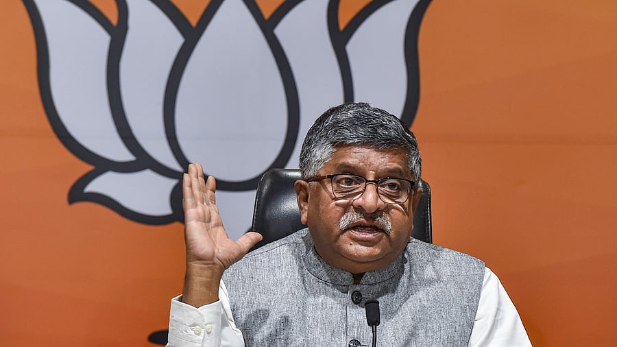 Ravi Shankar Prasad. Credit: PTI Photo