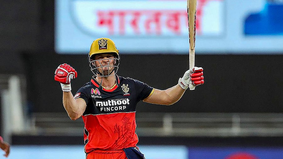 RCB's A B de Villiers. Credit: PTI Photo