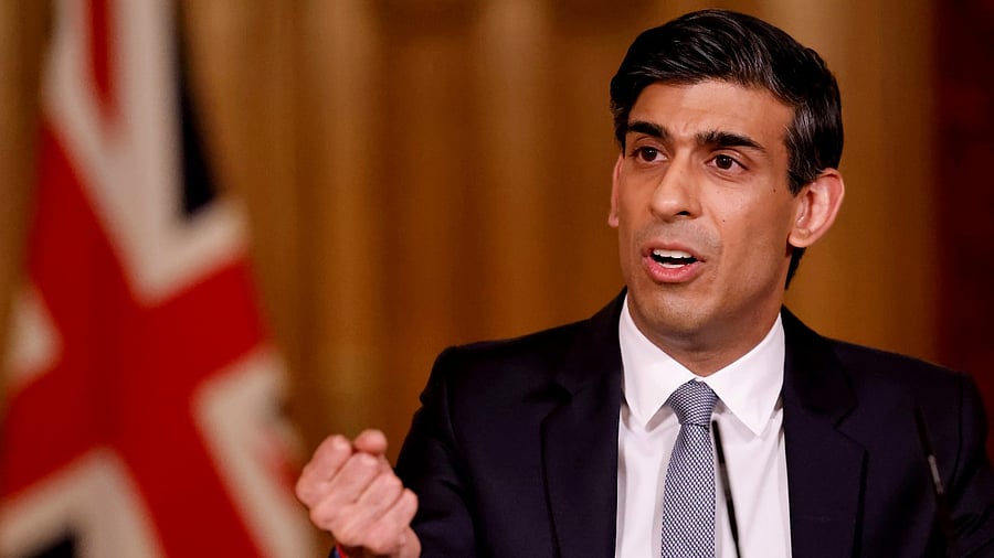 British finance minister Rishi Sunak. Credit: Reuters File Photo