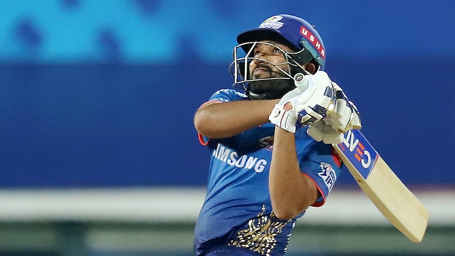 Mumbai Indians captain Rohit Sharma. Credit: PTI Photo/Sportzpics