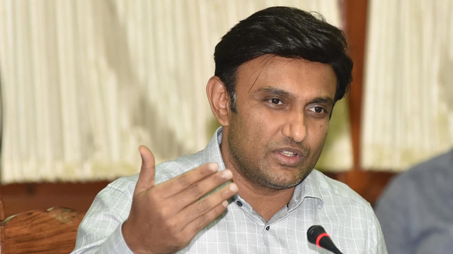 Karnataka Health Minister Dr K Sudhakar. Credit: DH Photo