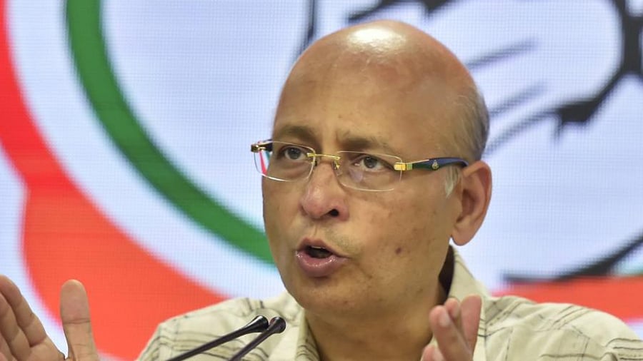 Congress spokesman Abhishek Manu Singhvi. Credit: PTI Photo