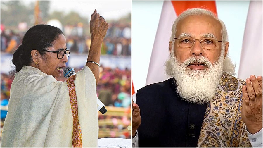 Like Kejriwal, who raised the issue of obstruction in oxygen supply to Delhi, Banerjee, too, alleged that Bengal's oxygen supply was diverted to BJP-ruled states. Credit: PTI File Photo