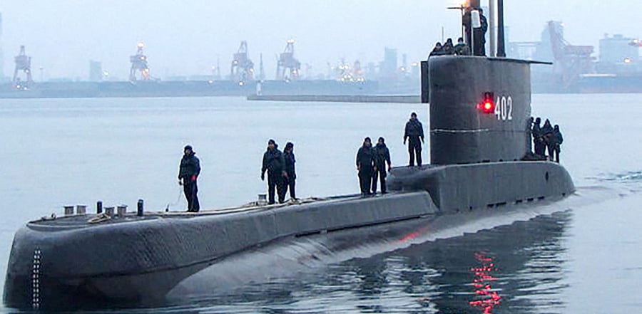 The KRI Nanggala 402 went missing after its last reported dive on Wednesday. Credit: AFP Photo