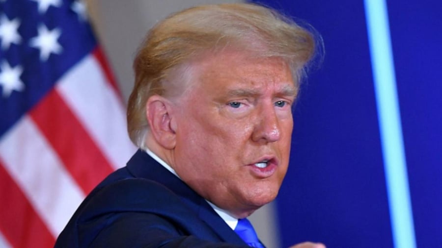 Former US president Donald Trump. Credit: AFP File Photo