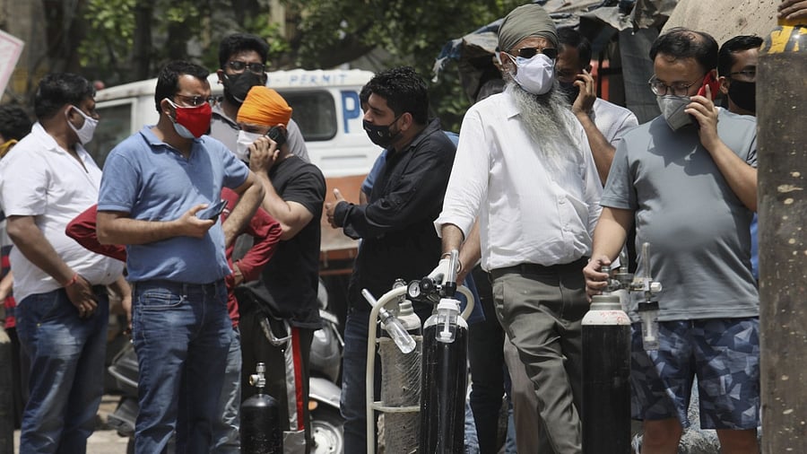 Executive Director of the hospital Sudhanshu Bankata said the healthcare facility exhausted its oxygen stock around 9 am. Credit: PTI Photo