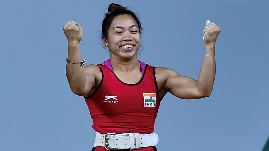 Mirabai Chanu is determined to do better than traditional powerhouse China and claim the top spot at the Tokyo Games. Credit: PTI Photo