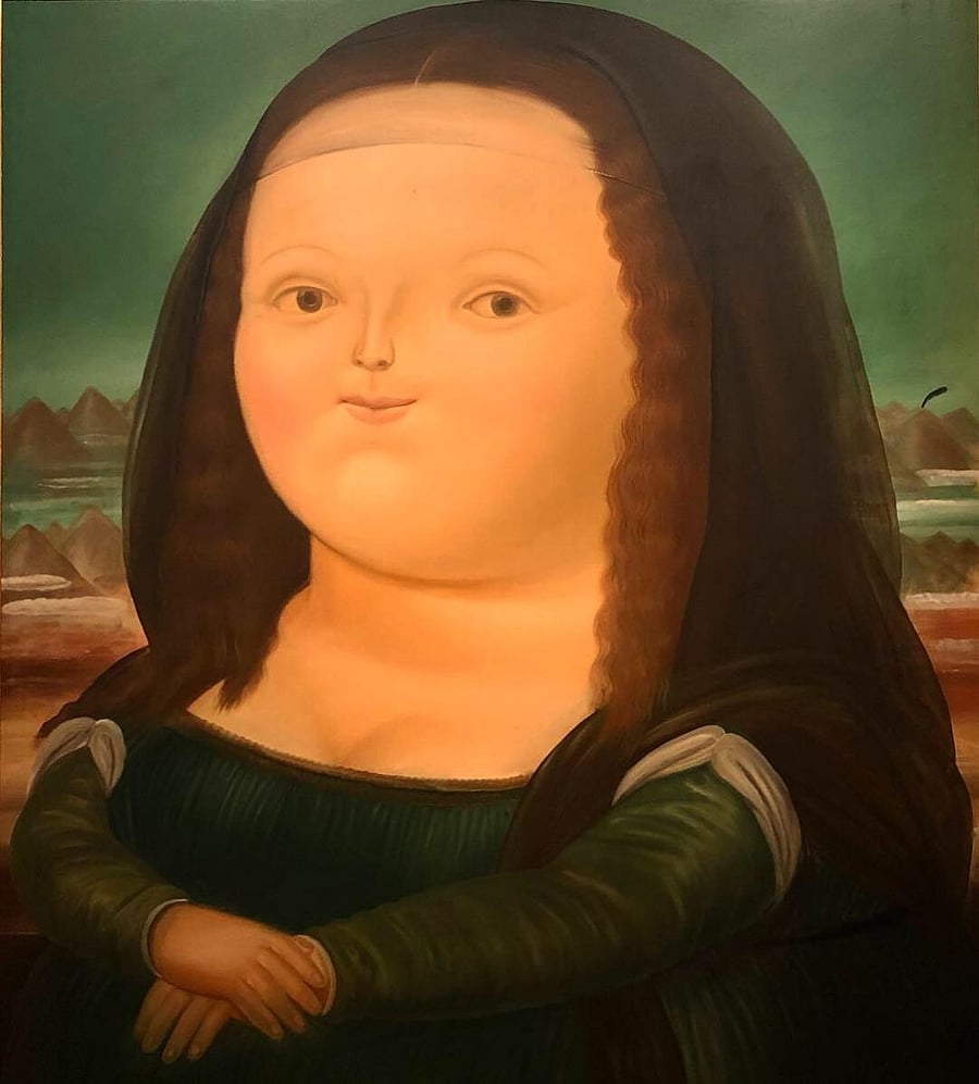 Botero's Mona Lisa