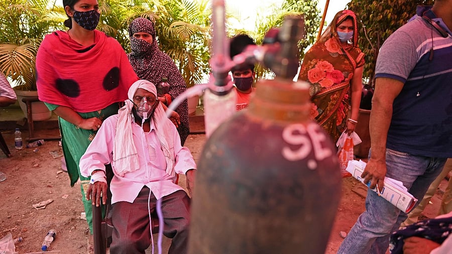 A report claimed that as many as eight patients died at a private hospital in Meerut, owing to shortage of oxygen on Monday. Credit: AFP Photo