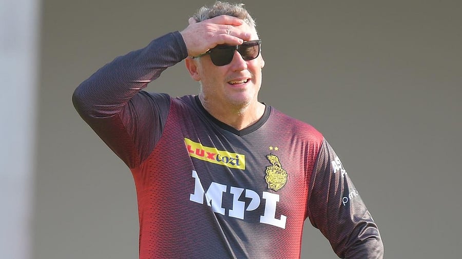Kolkata Knight Riders mentor David Hussey. Credit: Twitter/@DavidHussey29